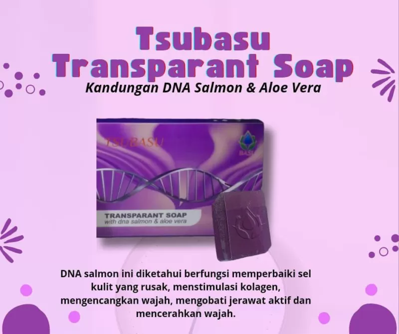 Sabun Wajah DNA Salmon (1 boks=6 btg sabun @20gr)